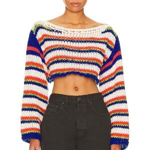 More To Come Crop Knit Sweater